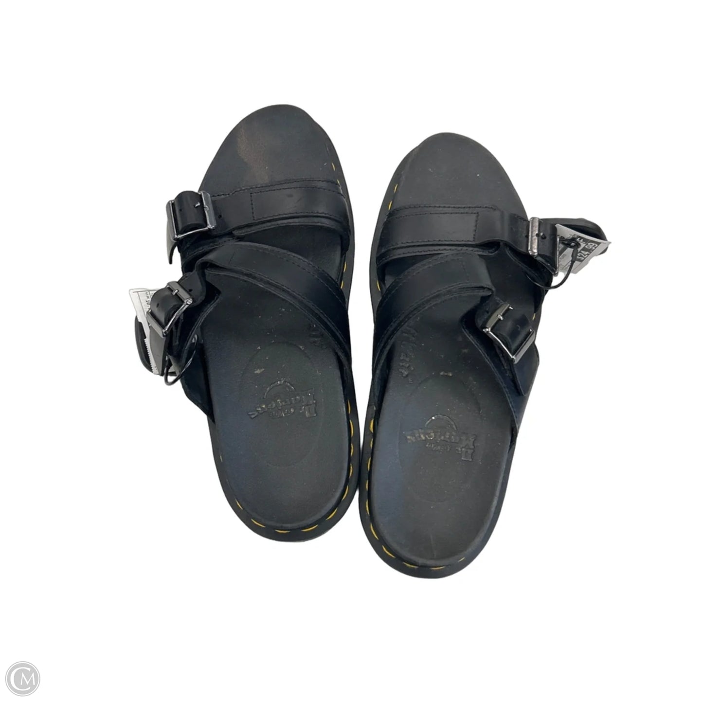 Sandals Flats By Dr Martens In Black, Size: 10.5