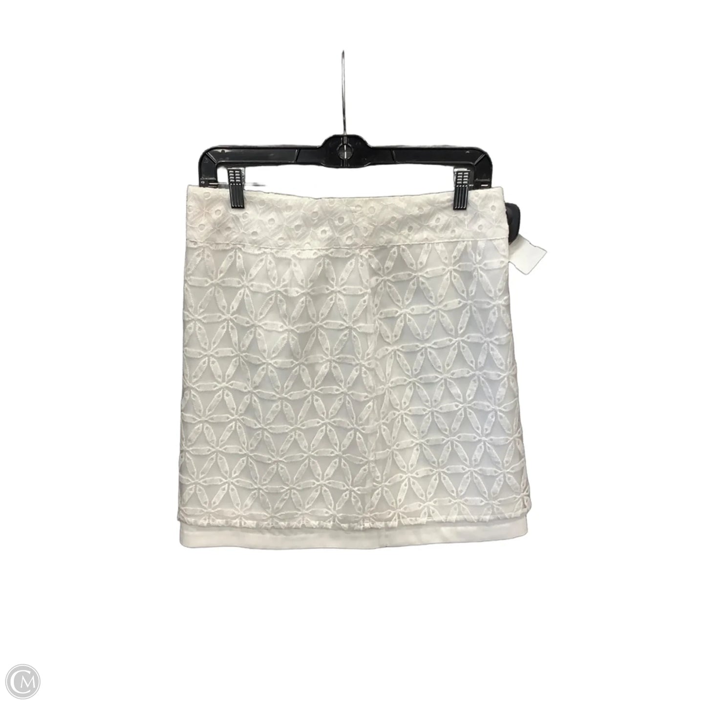 Skirt Mini & Short By Laundry In White, Size: 4