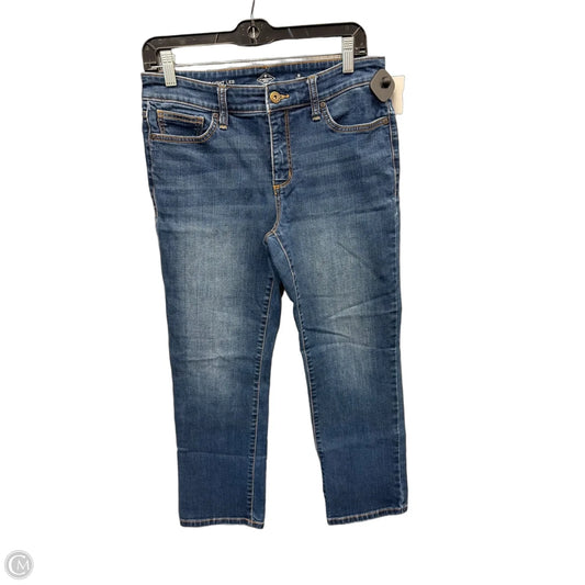 Capris By St Johns Bay In Blue Denim, Size: 8
