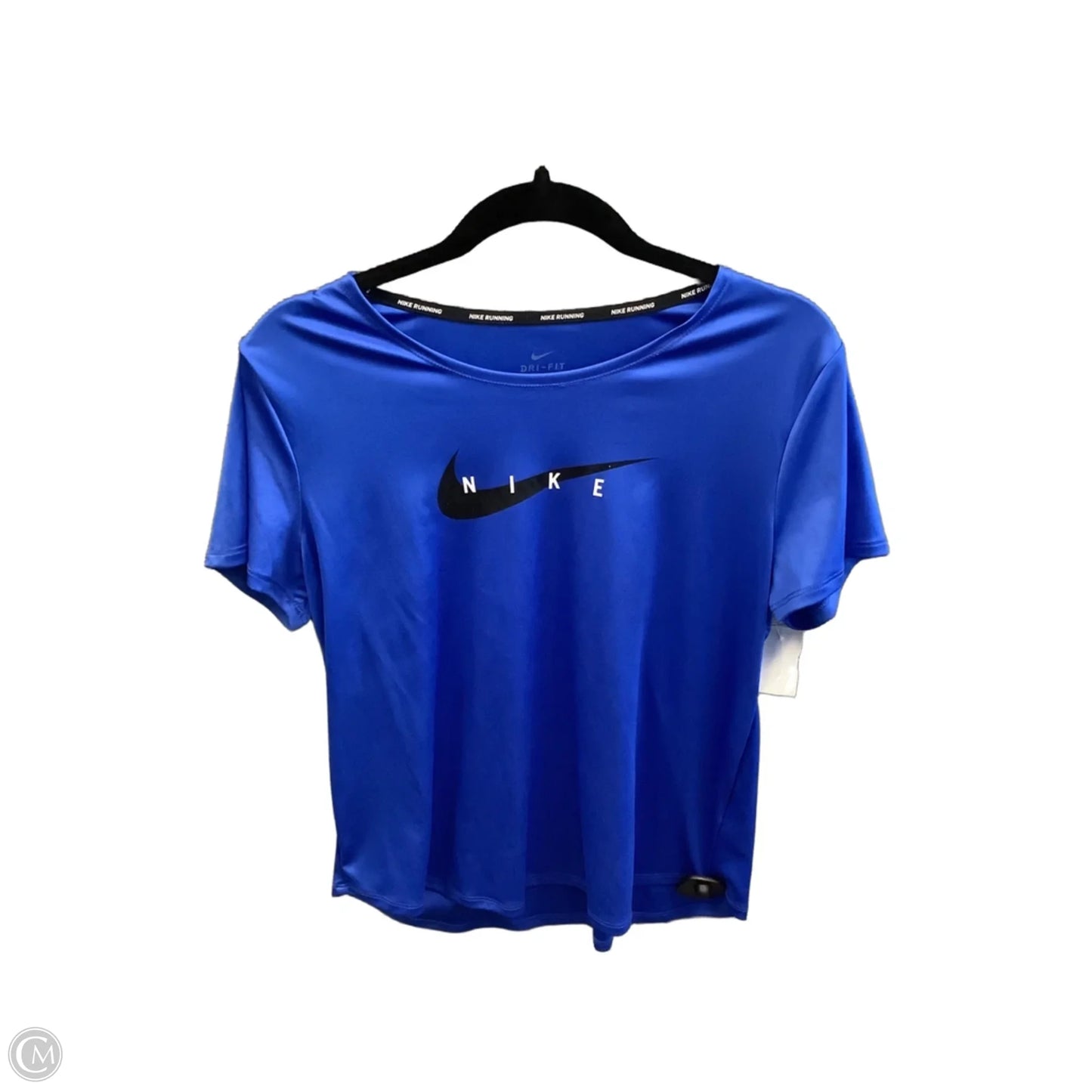Athletic Top Short Sleeve By Nike Apparel In Blue, Size: L