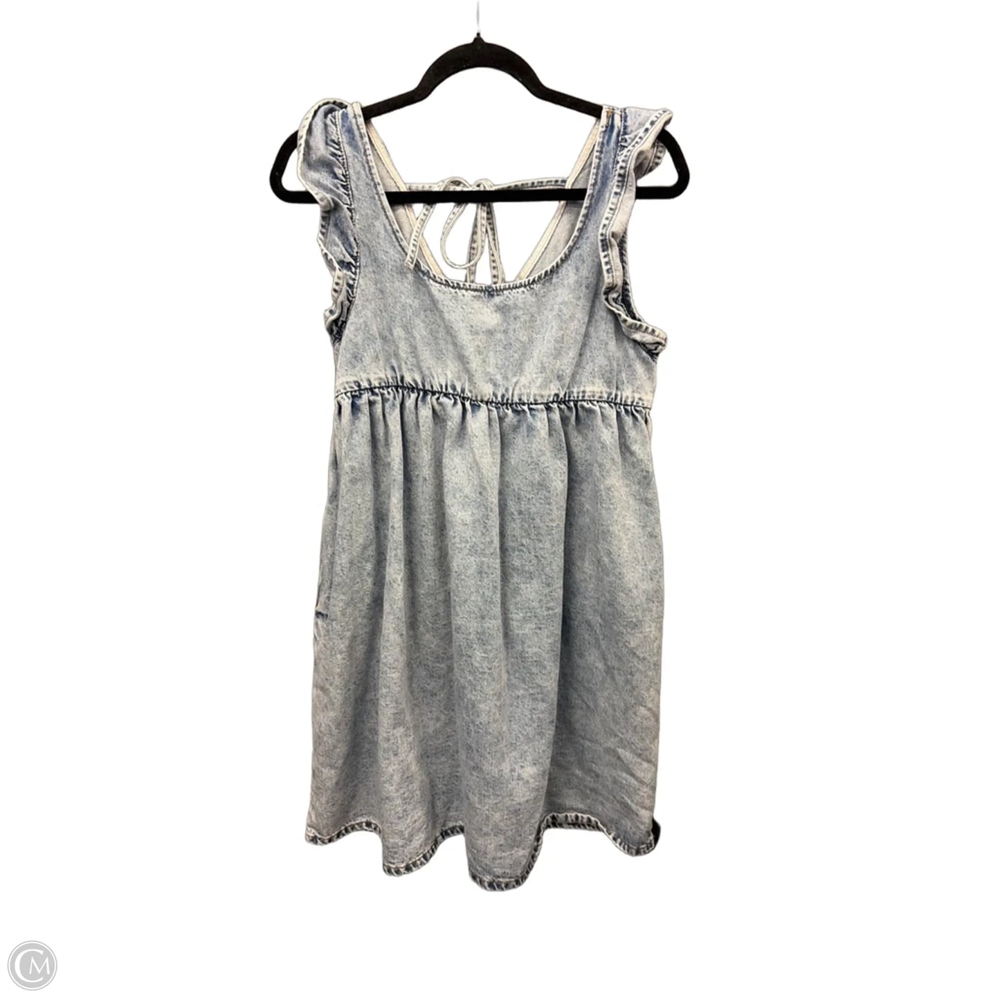 Dress Casual Short By Wishlist In Blue Denim, Size: M
