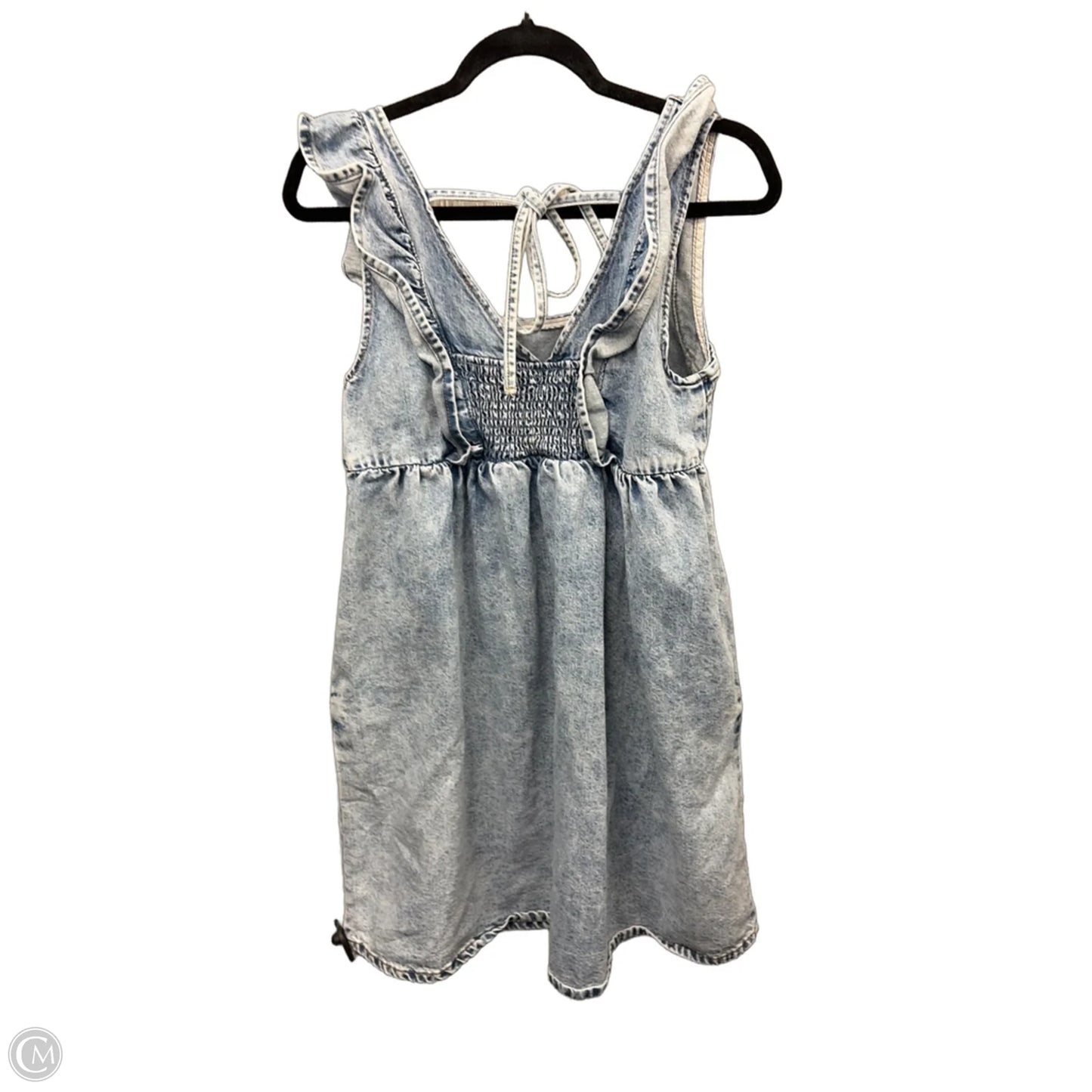 Dress Casual Short By Wishlist In Blue Denim, Size: M