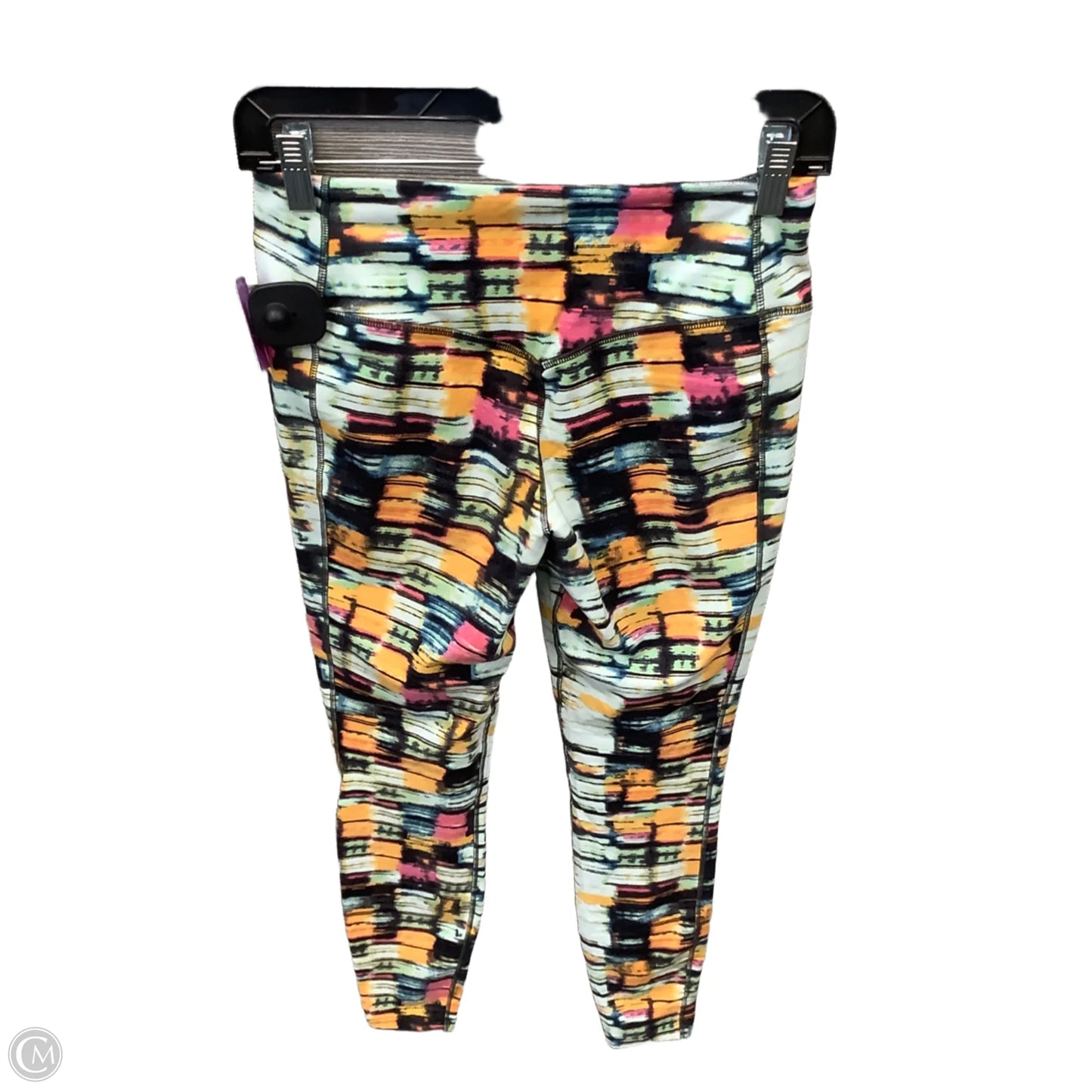 Athletic Leggings By Nike In Multi-colored, Size: M