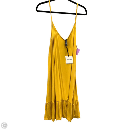 Dress Casual Short By Agnes & Dora In Yellow, Size: Xl