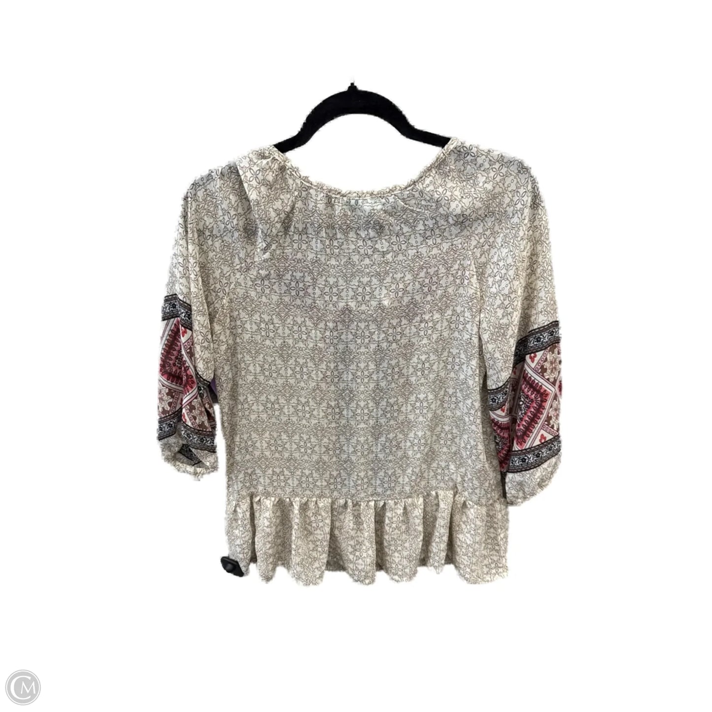 Top 3/4 Sleeve By Maurices In Tan, Size: S