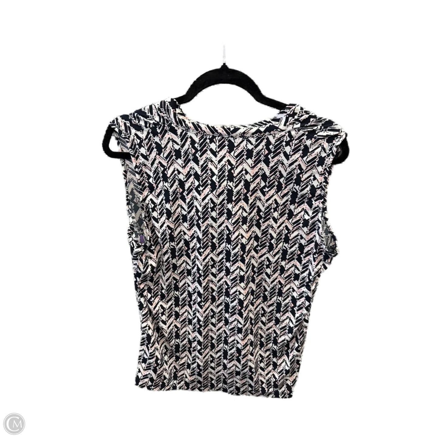 Top Sleeveless By Jones New York In Multi-colored, Size: L