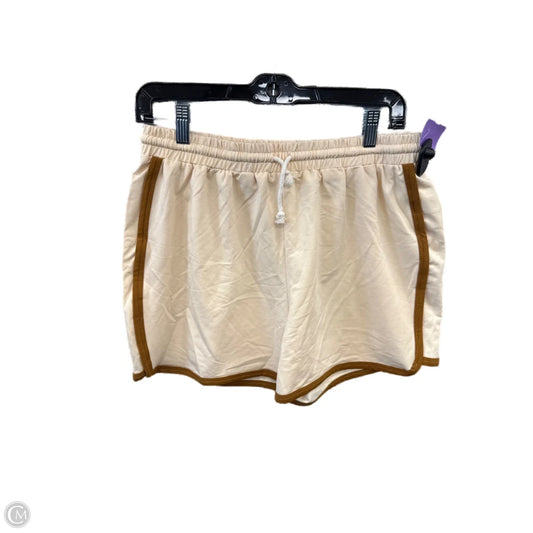 Athletic Shorts By Roolee In Yellow, Size: L