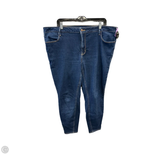 Jeans Skinny By Old Navy In Blue Denim, Size: 20