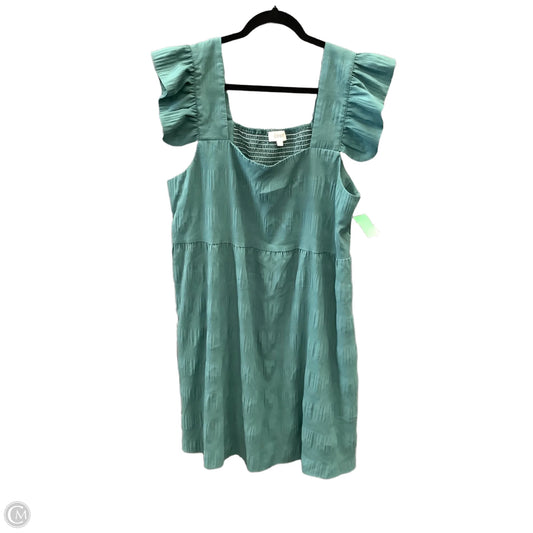 Dress Casual Midi By Oddi In Green, Size: 2x