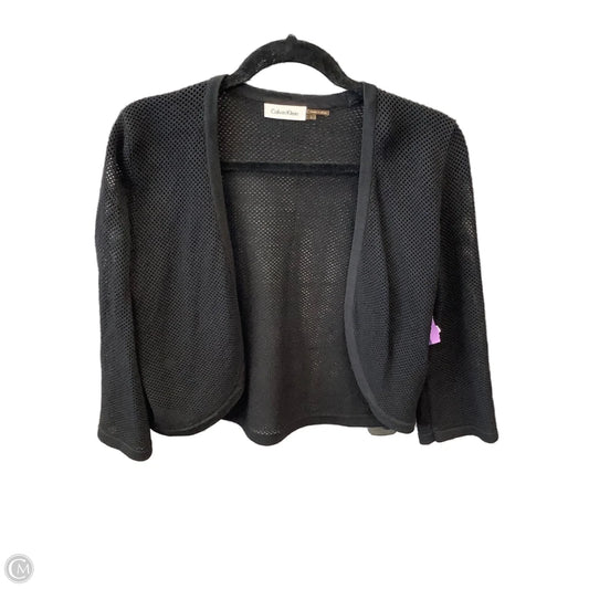 Cardigan By Calvin Klein In Black, Size: L