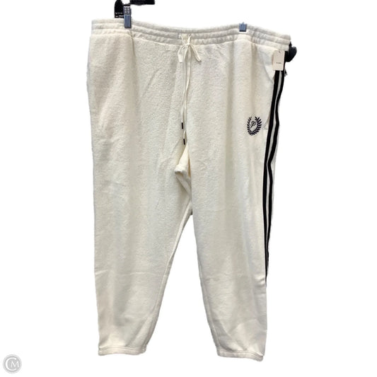 Pants Lounge By Pink In Cream, Size: Xxl