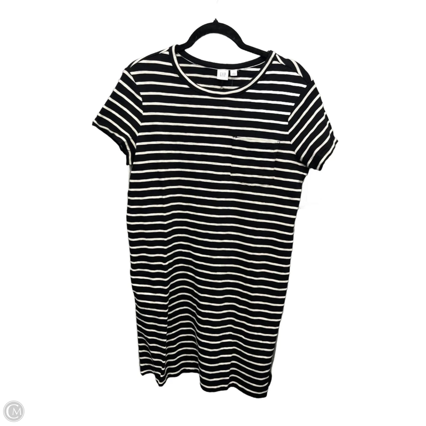 Dress Casual Short By Gap In Striped Pattern, Size: M