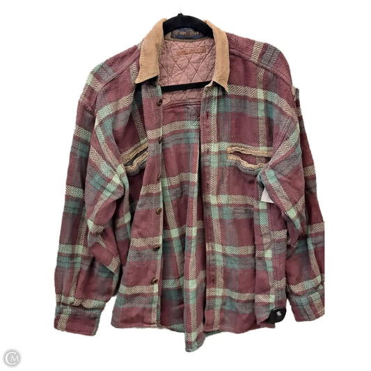 Jacket Other By Clothes Mentor In Plaid Pattern, Size: L