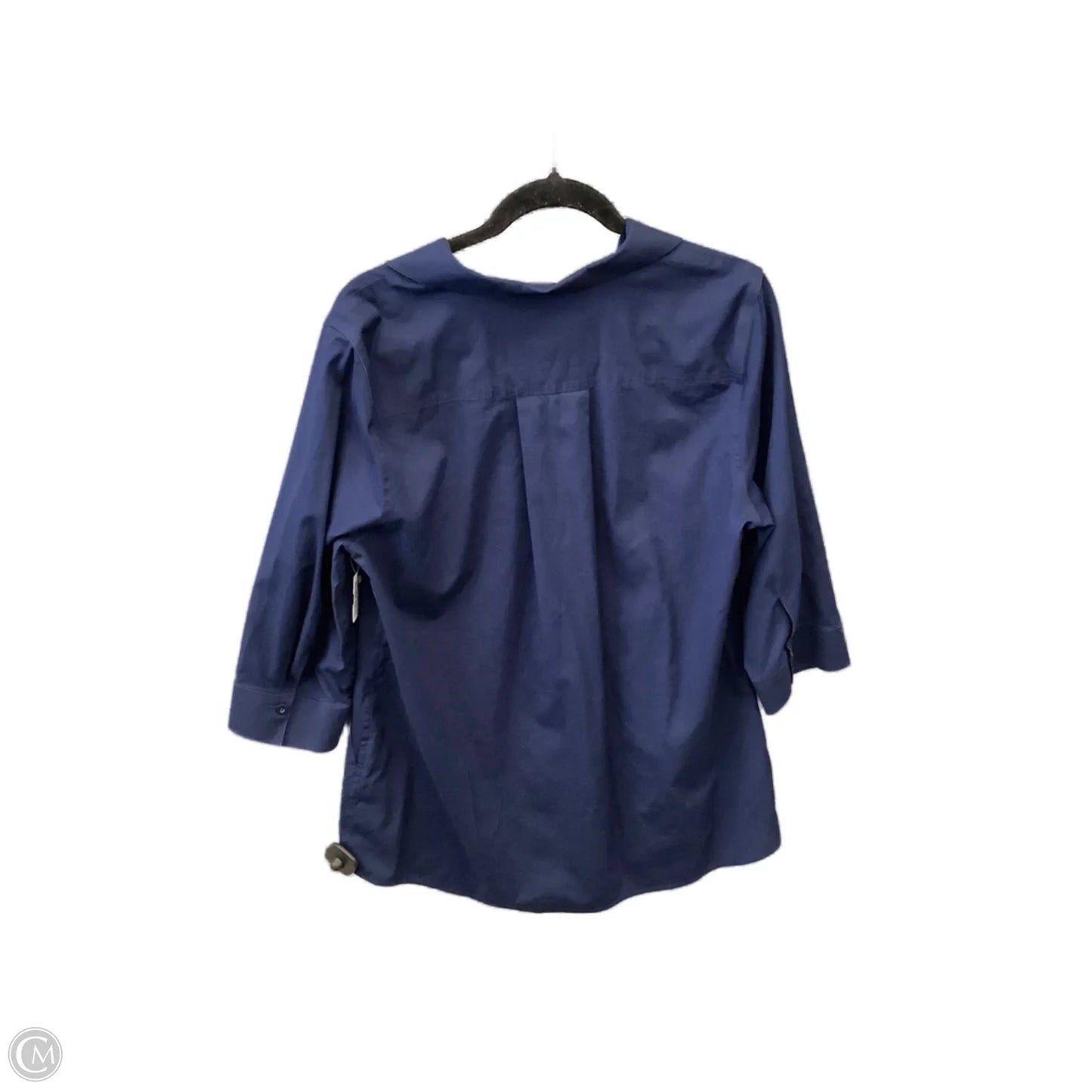 Top Long Sleeve By Chicos In Blue, Size: L