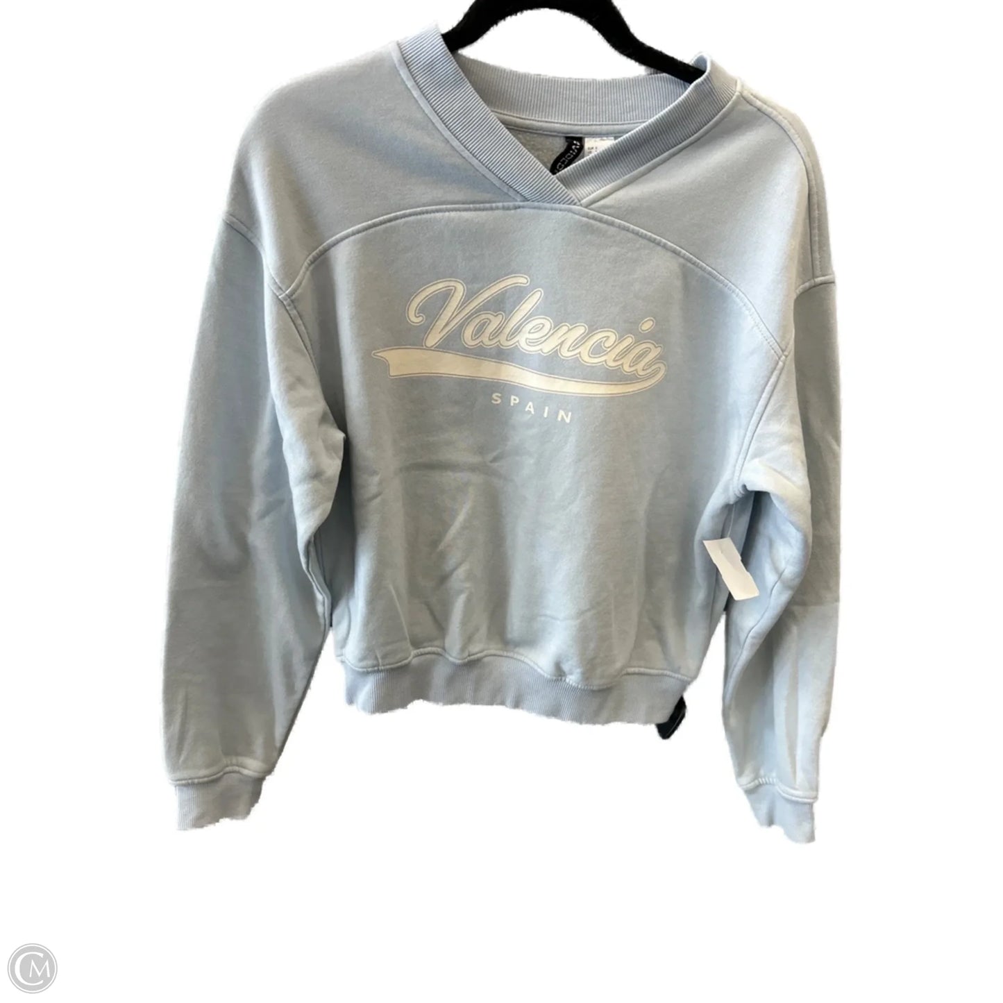 Top Long Sleeve By Divided In Blue, Size: S