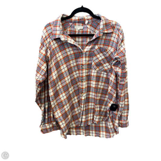 Jacket Other By Clothes Mentor In Plaid Pattern, Size: L