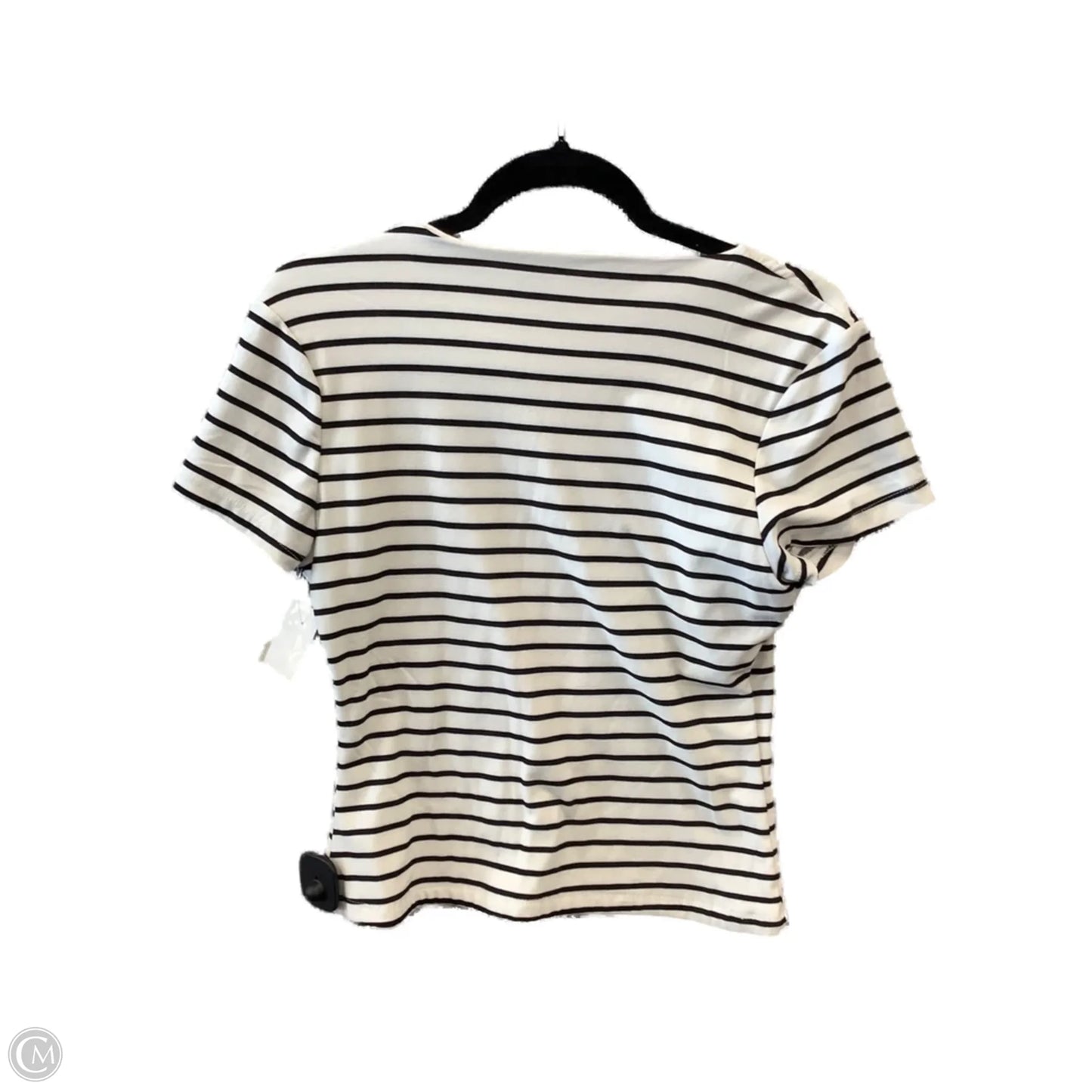 Top Short Sleeve By Clothes Mentor In Striped Pattern, Size: L