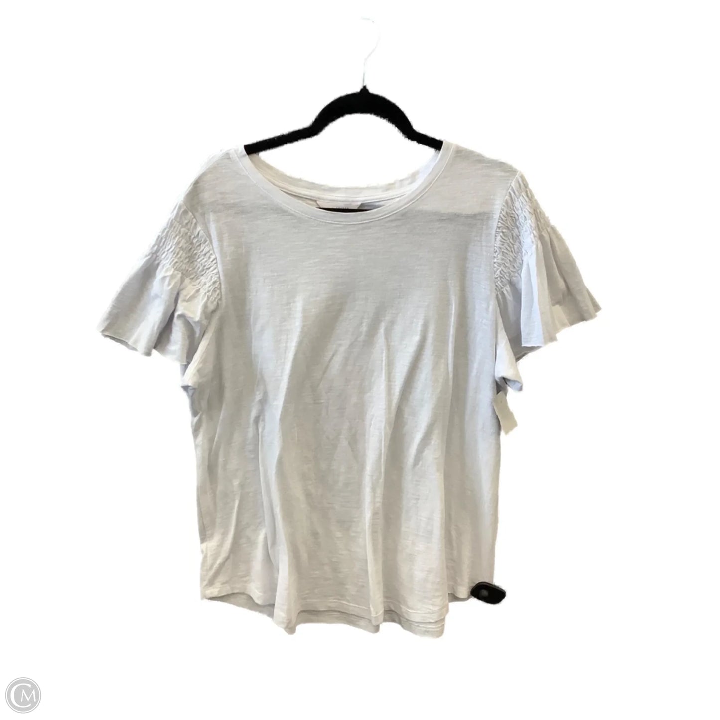 Top Short Sleeve By Lc Lauren Conrad In White, Size: Xl