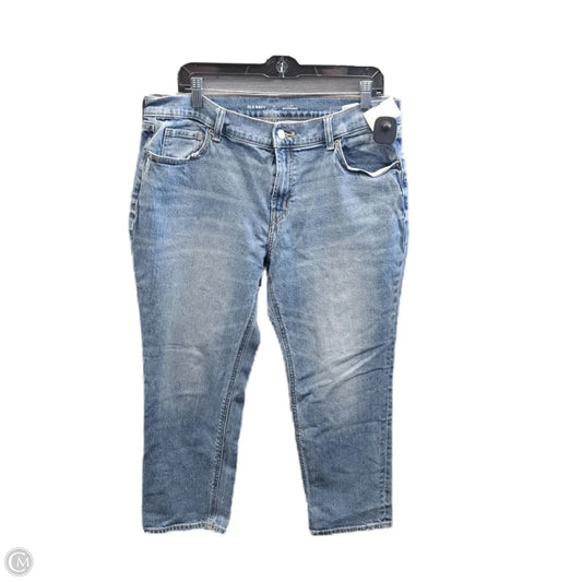 Jeans Straight By Old Navy In Blue Denim, Size: 12