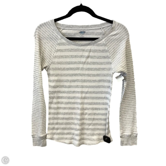 Top Long Sleeve By Old Navy In Striped Pattern, Size: M