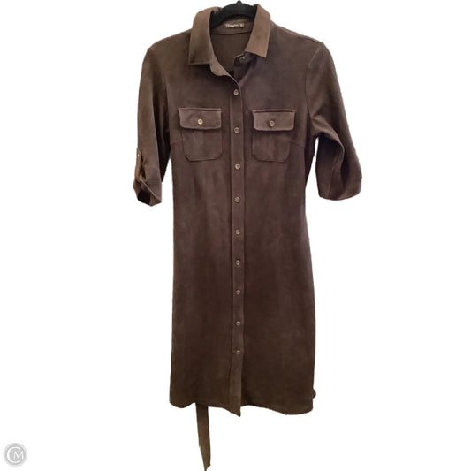 Dress Casual Midi By J Mclaughlin In Brown, Size: Xs