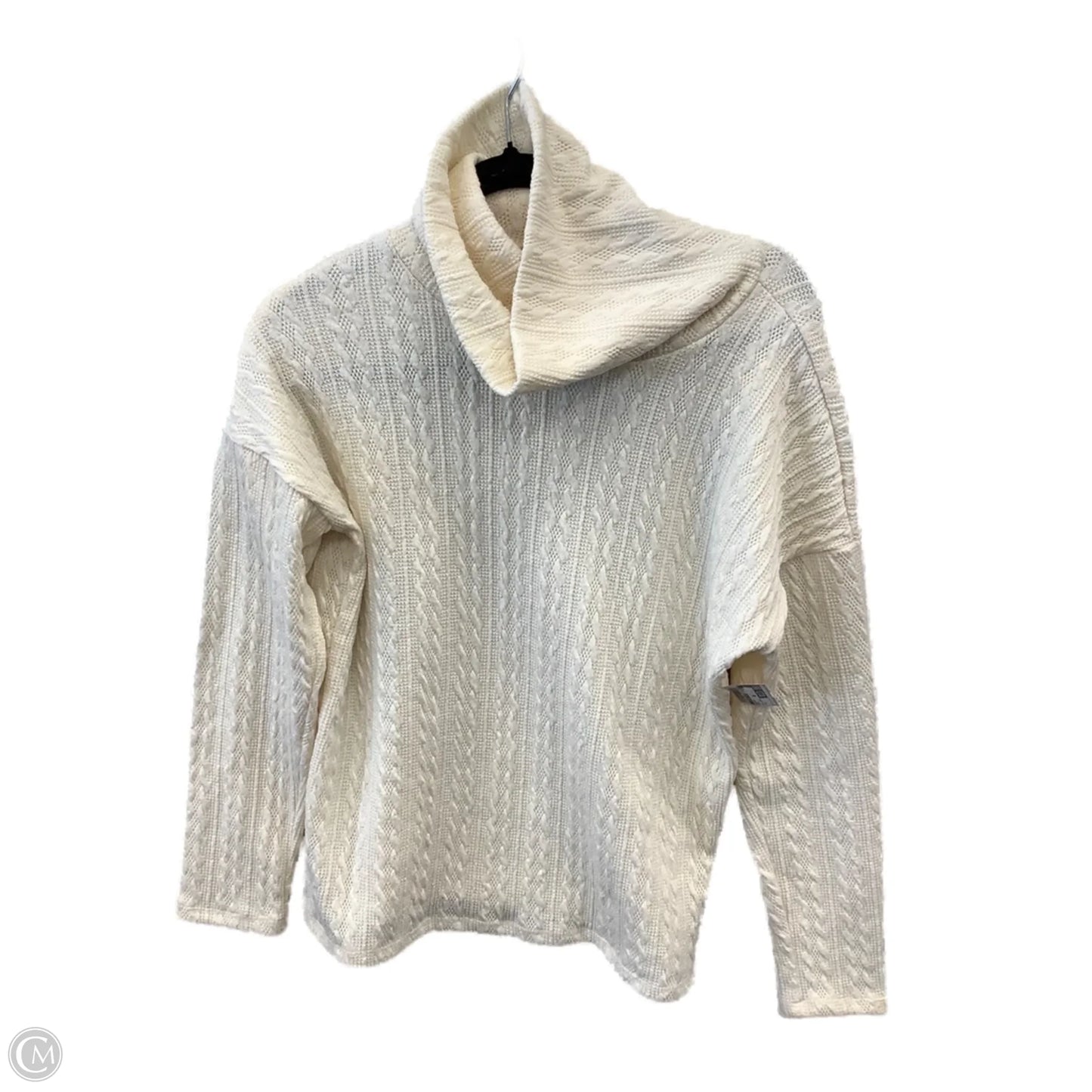 Sweater By Clothes Mentor In Cream, Size: M