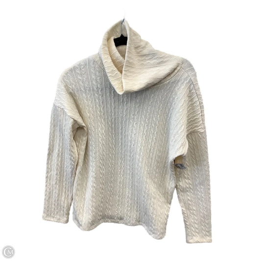 Sweater By Clothes Mentor In Cream, Size: M