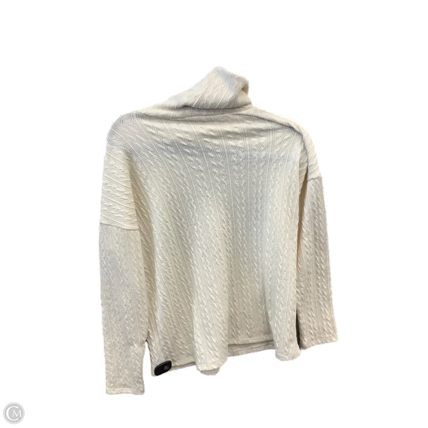 Sweater By Clothes Mentor In Cream, Size: M