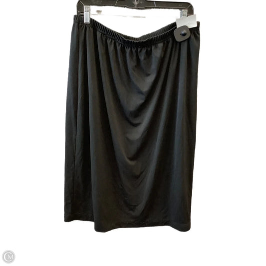 Skirt Midi By Merona In Black, Size: 2x