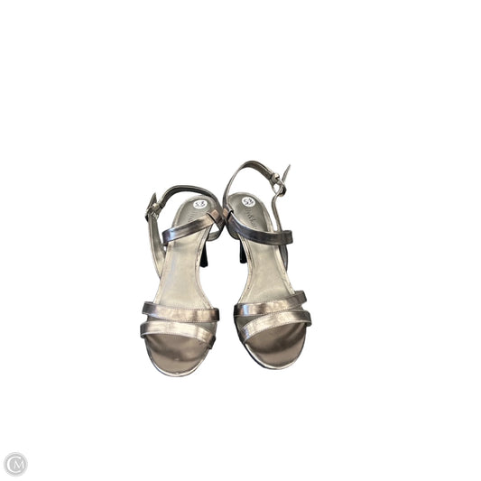 Shoes Heels Stiletto By Kelly And Katie In Grey, Size: 8.5