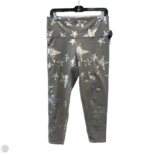Athletic Leggings By Aerie In Grey, Size: L