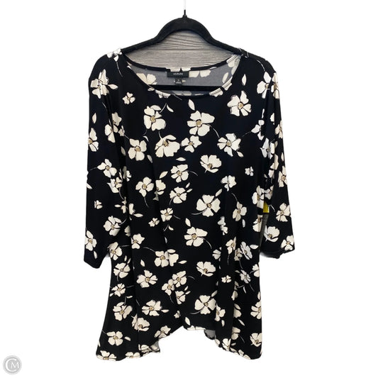 Dress Casual Midi By Alfani In Floral Print, Size: 2x