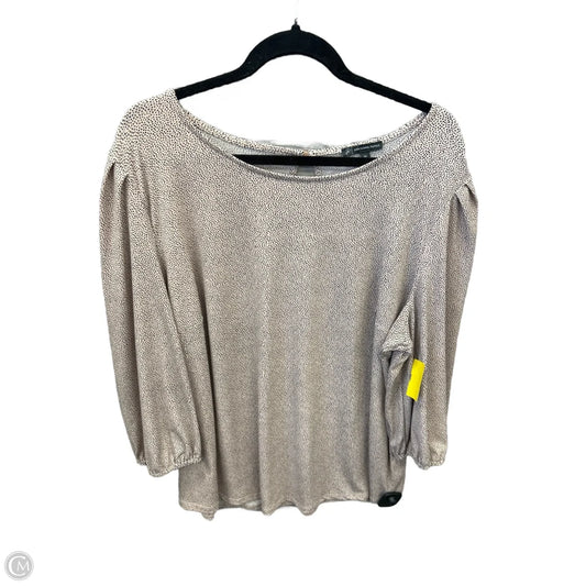 Top Long Sleeve By Adrianna Papell In Pink, Size: 2x