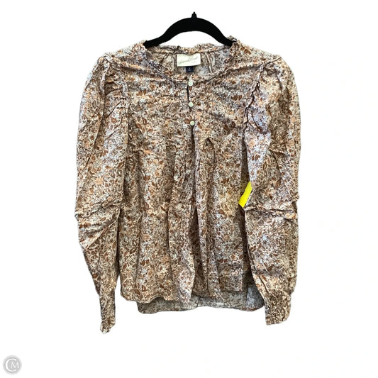 Top Long Sleeve By Universal Thread In Pink, Size: M