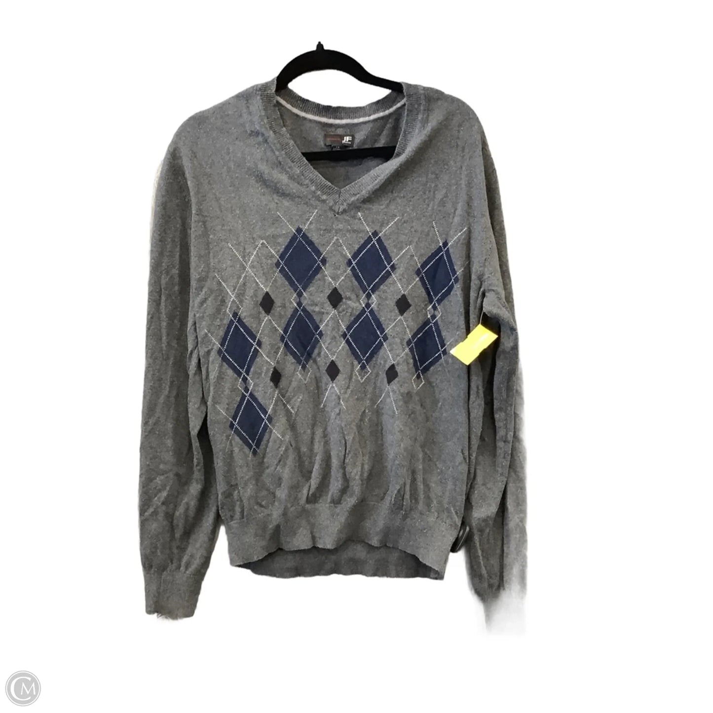 Top Long Sleeve By Clothes Mentor In Grey, Size: L