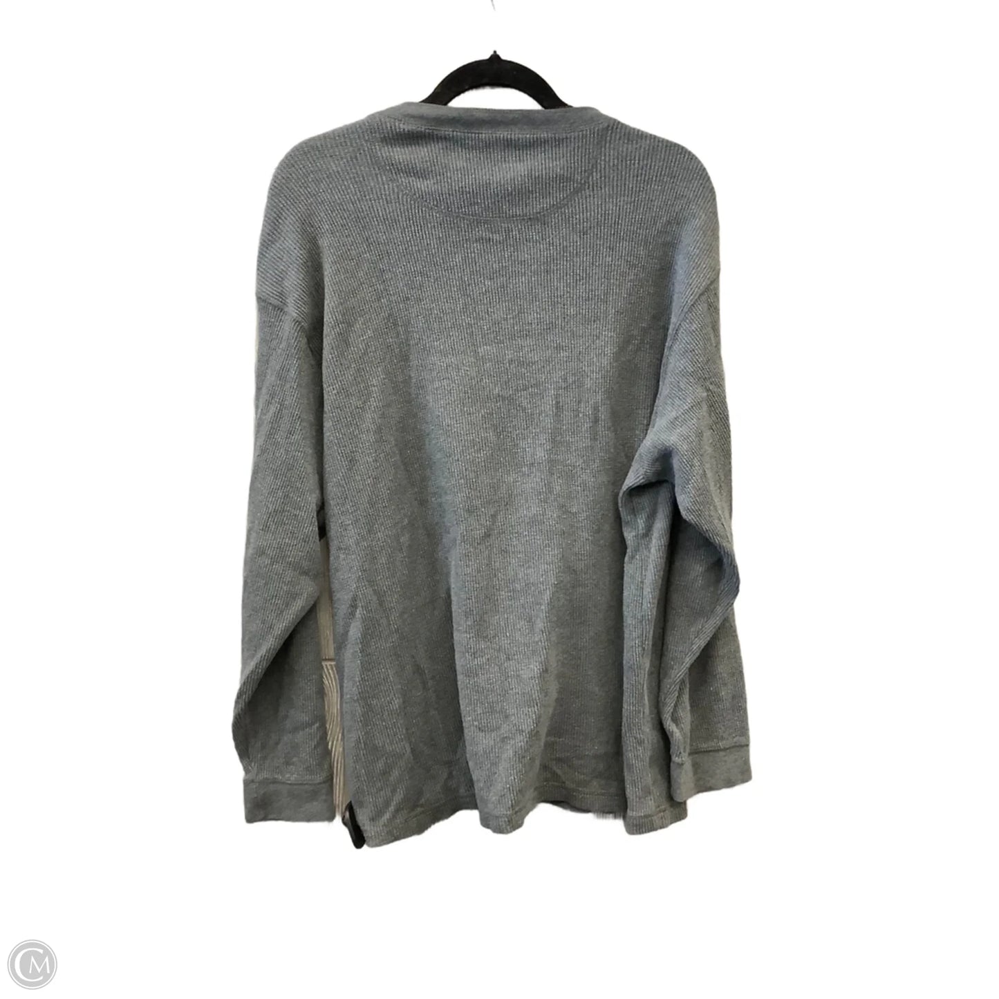 Top Long Sleeve By Natural Life In Grey, Size: L