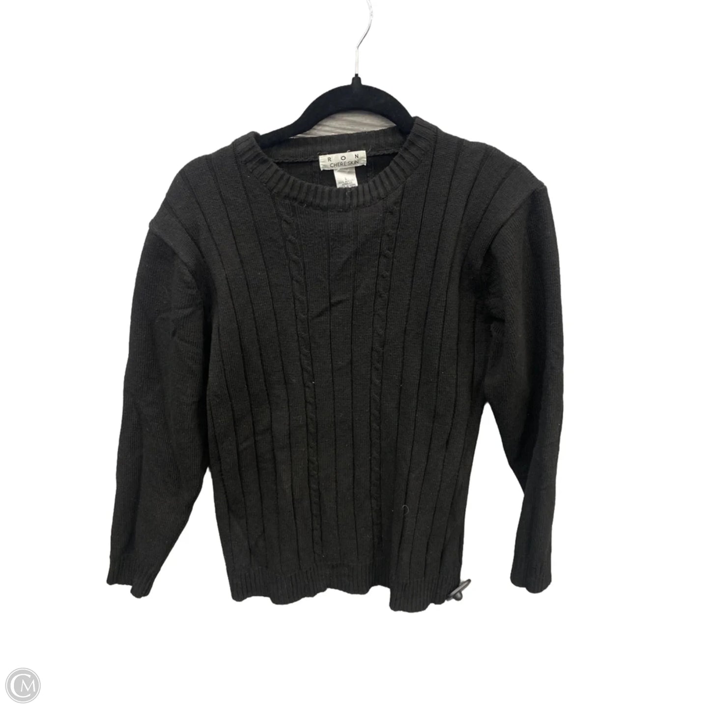 Sweater By Clothes Mentor In Black, Size: L
