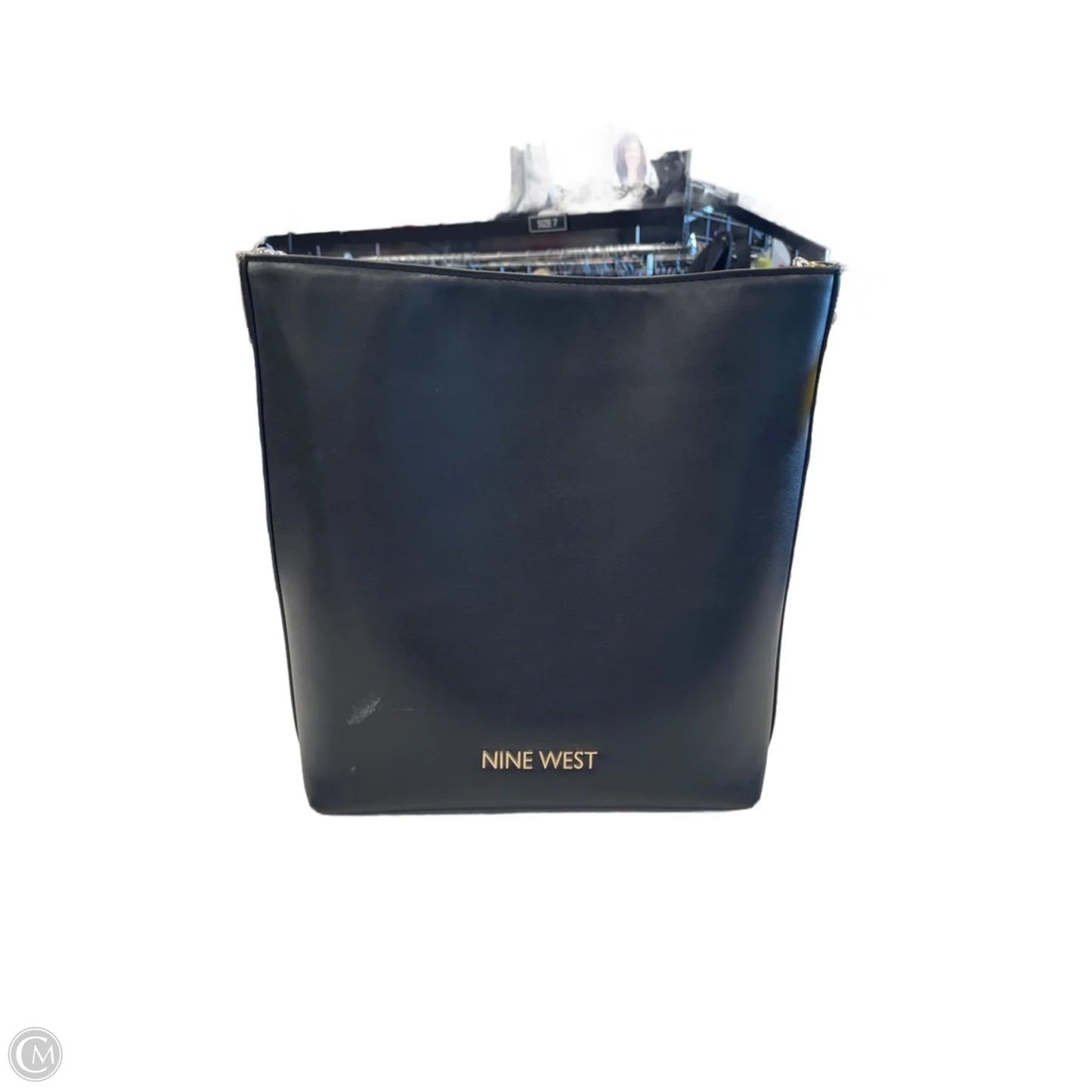 Crossbody Leather By Nine West, Size: Medium