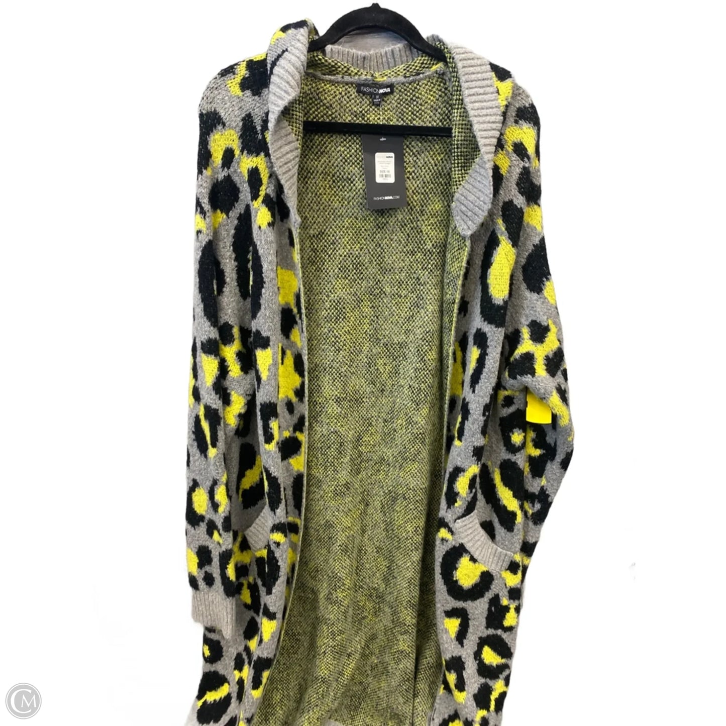 Cardigan By Fashion Nova In Animal Print, Size: 1x