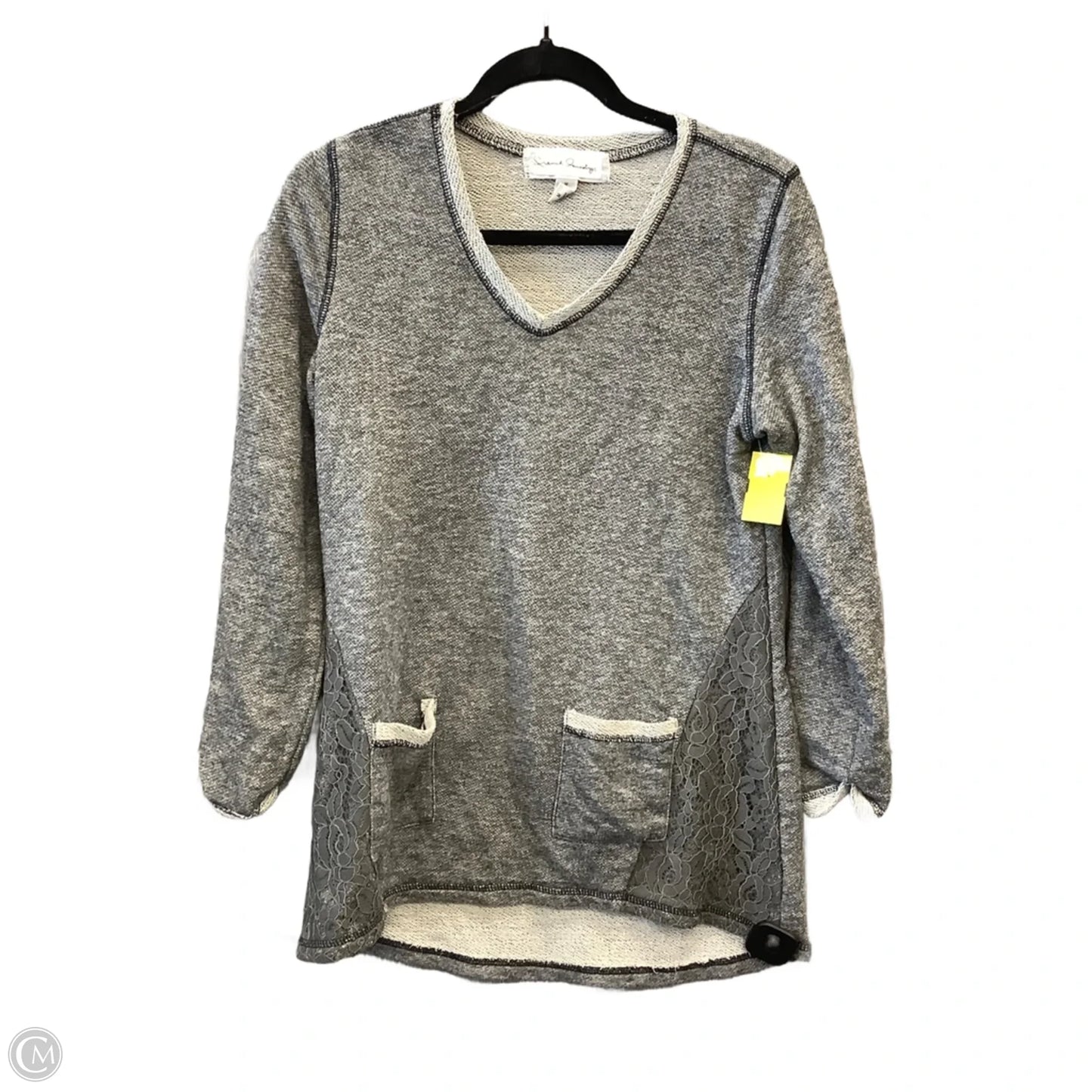 Top Long Sleeve By French Laundry In Grey, Size: M