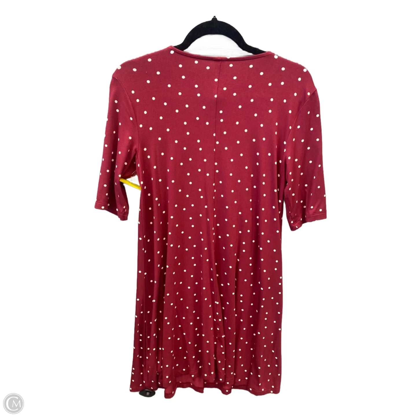 Dress Casual Midi By Old Navy In Polkadot Pattern, Size: M