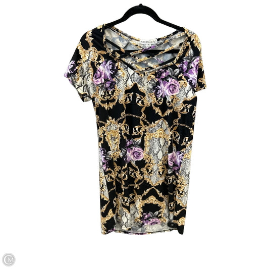 Top Short Sleeve By Eye Candy In Black, Size: 1x