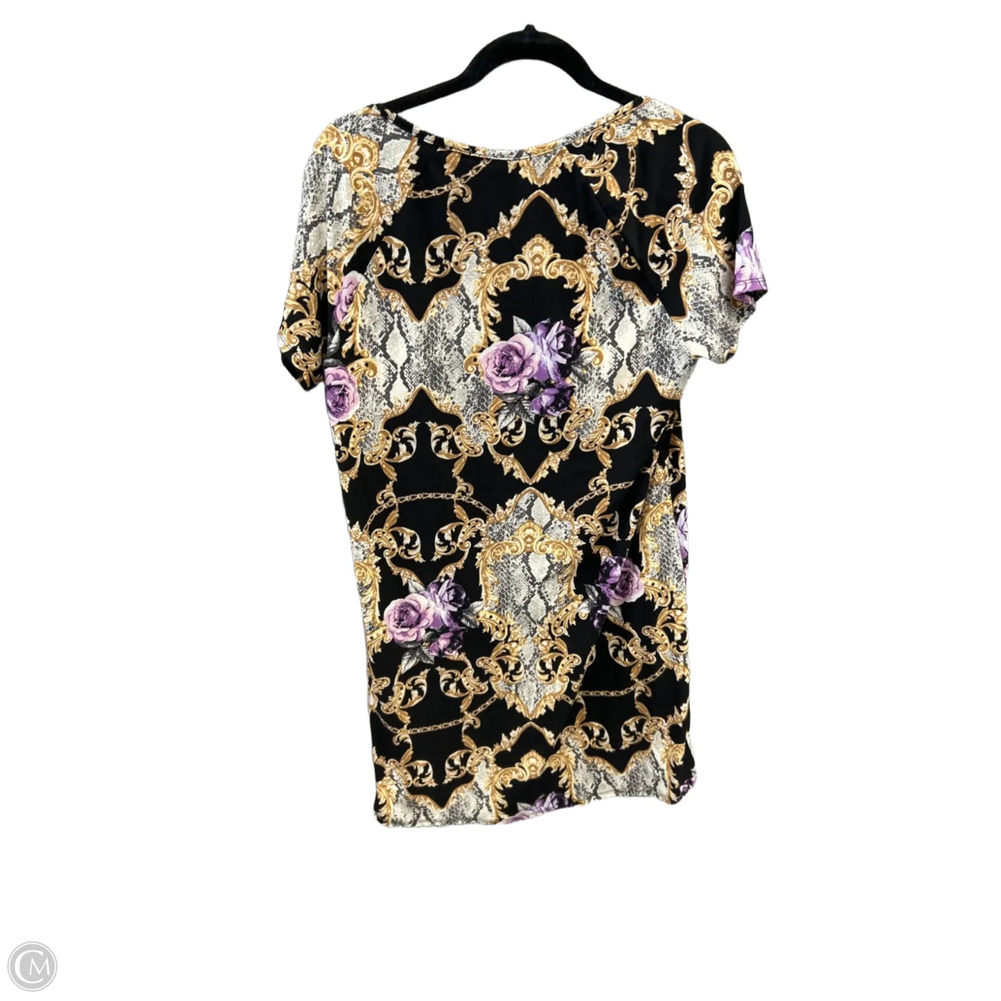 Top Short Sleeve By Eye Candy In Black, Size: 1x