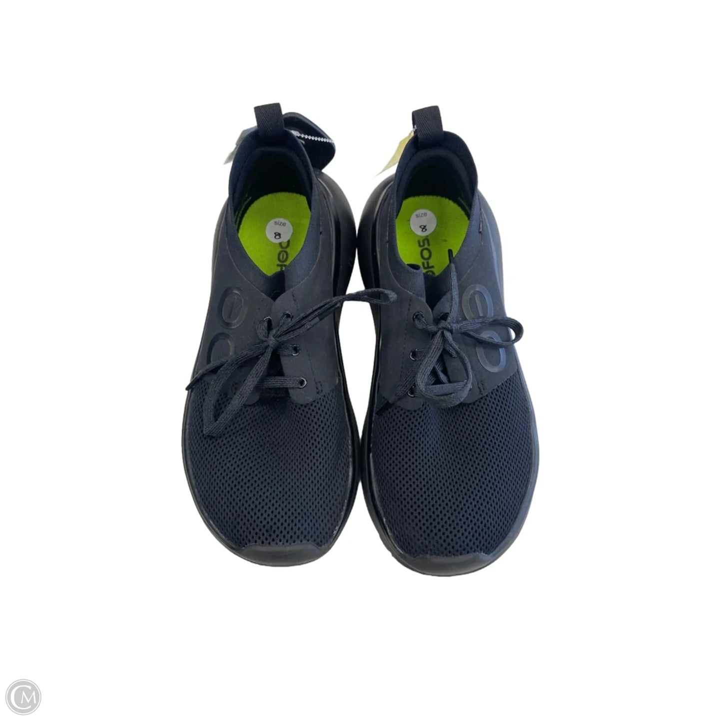 Shoes Athletic By Oofos In Black, Size: 8