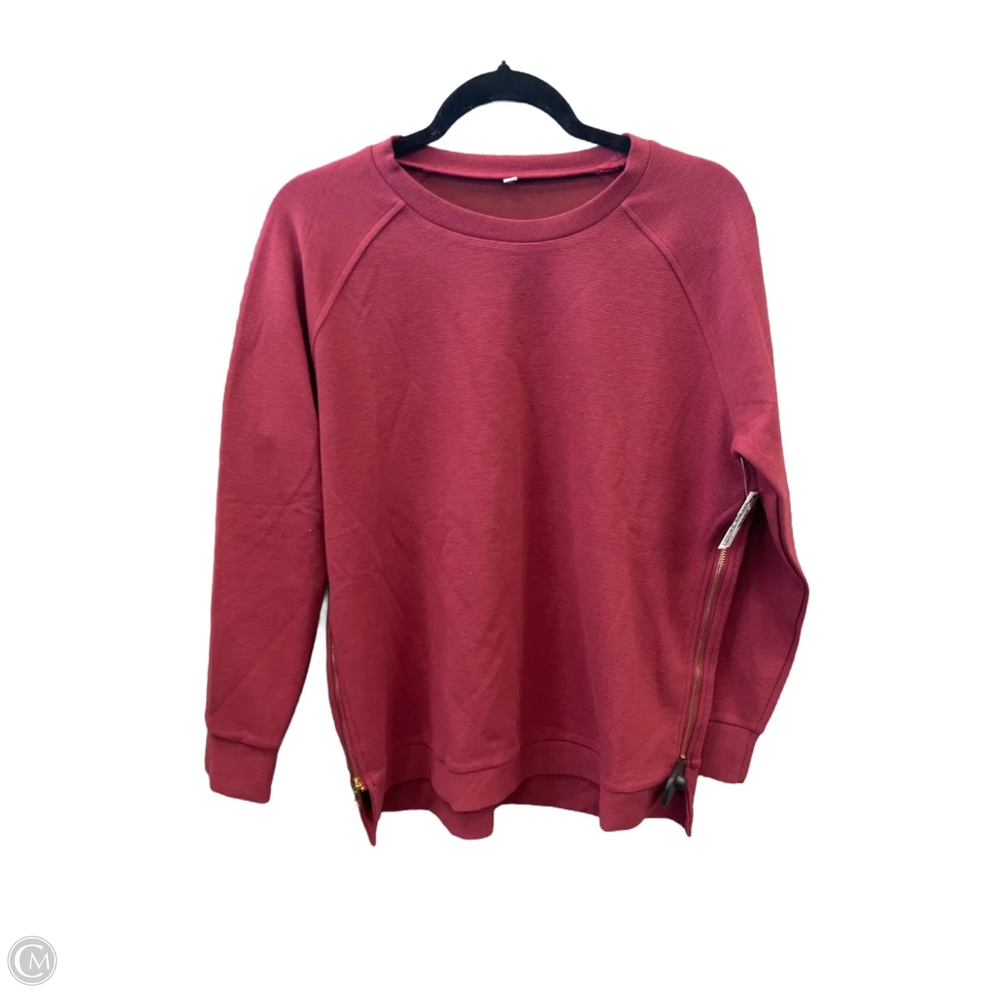 Top Long Sleeve By Clothes Mentor In Maroon, Size: S