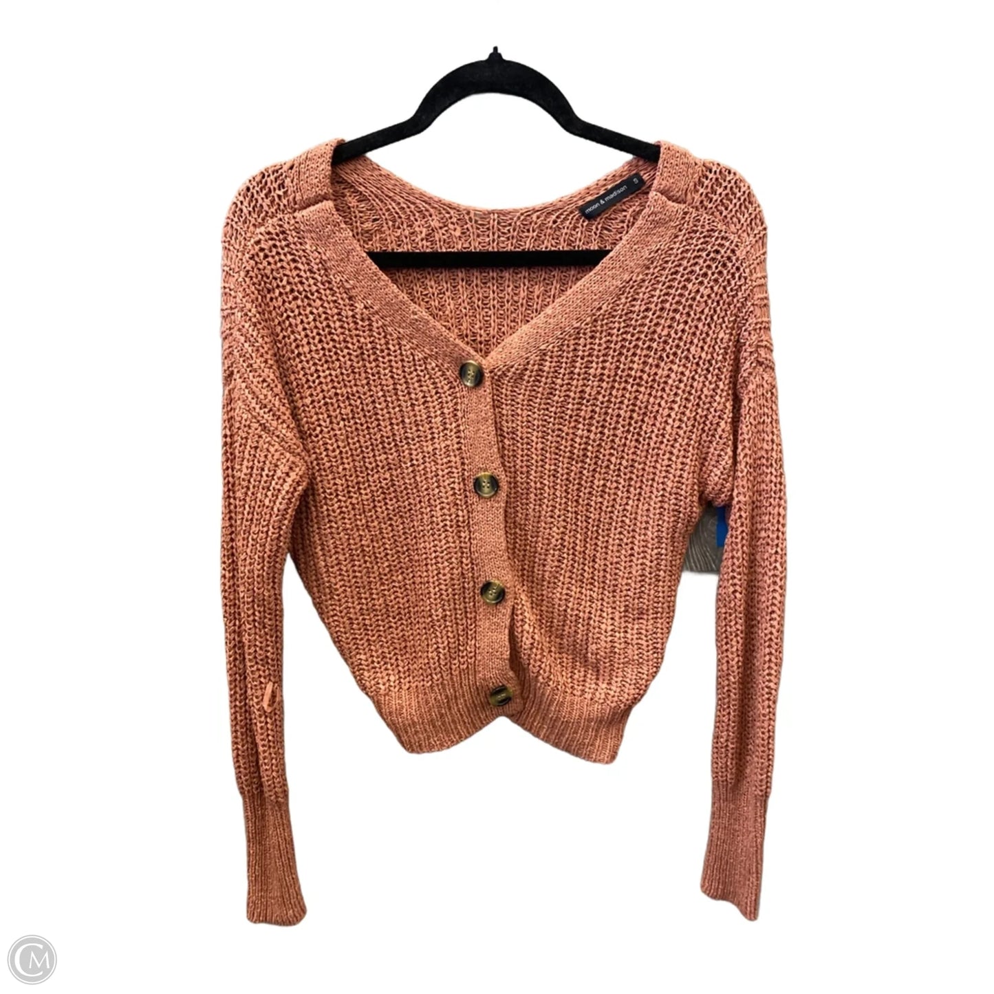 Top Long Sleeve By Moon And Madison In Pink, Size: S