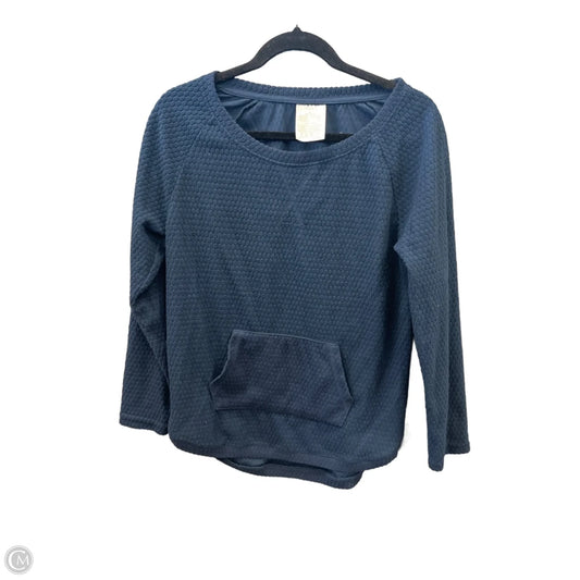 Top Long Sleeve By Serra In Blue, Size: M