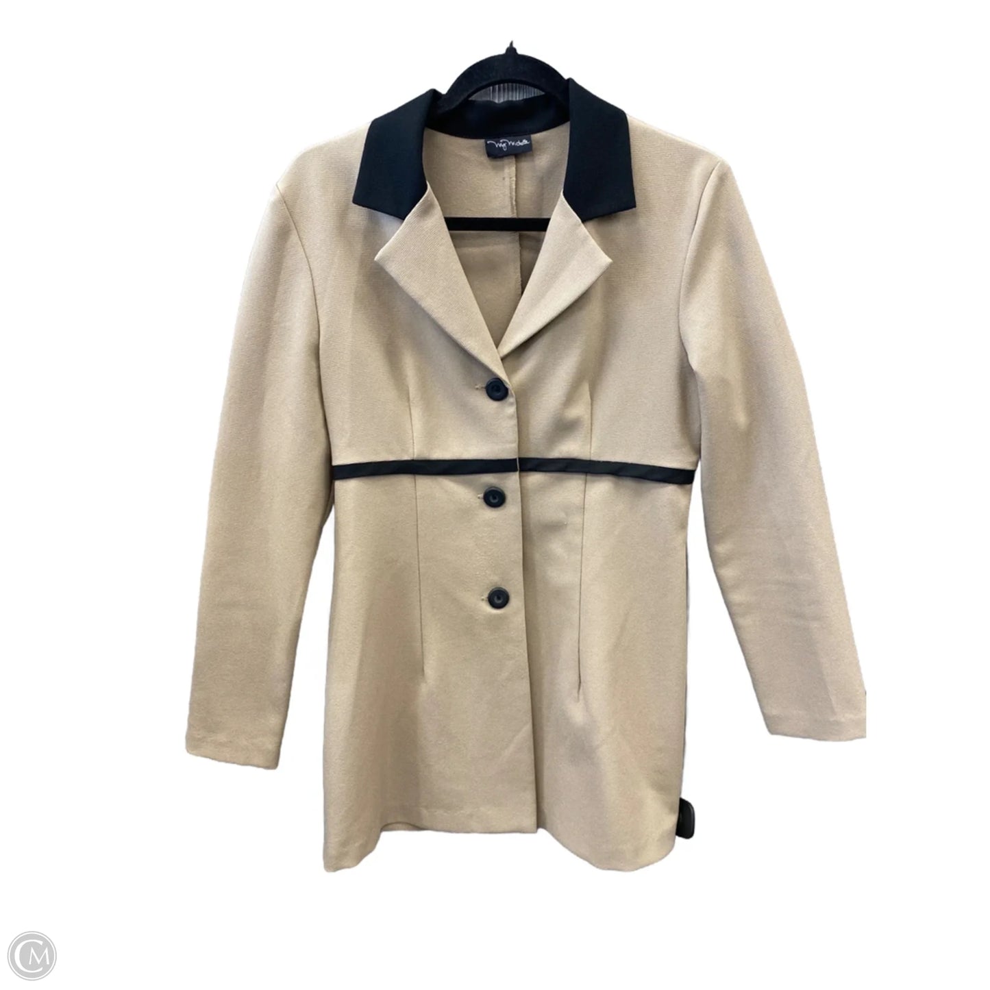 Blazer By My Michelle In Black & Tan, Size: M