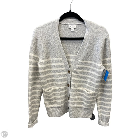 Top Long Sleeve By J. Crew In Grey & White, Size: S