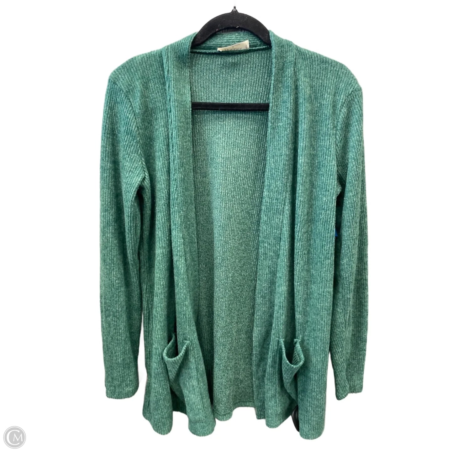 Cardigan By Zenana In Green, Size: S